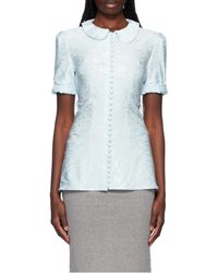 Jil Sander - Flower Jacquard Shirt - Lyst