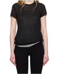 TOTEME - Silk T-Shirt - Lyst