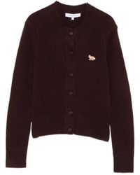 Maison Kitsuné - Crew-Neck Cardigan - Lyst
