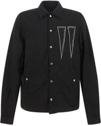 Rick Owens - Logo-Patch Bomber Jacket - Lyst