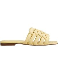 Tod's - Square-Toe Flat Sandals - Lyst