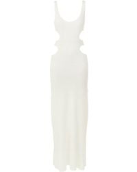 Chloé - Chloé Cut-Out Sleeveless Maxi Dress - Lyst