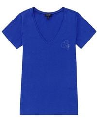 Armani Jeans - V-Collar T-Shirt - Lyst