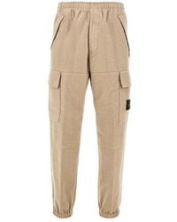 Stone Island - Elastic-Waist Athletic Pants - Lyst