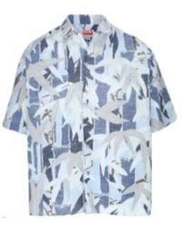 KENZO - Chiku-Rin Camo Hawaiian Short Sleeved Shirt - Lyst