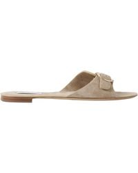 Gabriela Hearst - Open-Toe Flat Sandals - Lyst