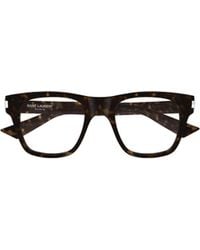 Saint Laurent - Square-Frame Glasses - Lyst