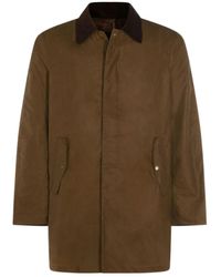 Barbour - The Original Tartan Corduroy Collar Coat - Lyst