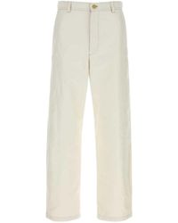 A.P.C. - Button Detailed Straight Leg Pants - Lyst