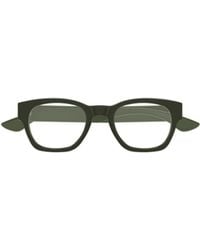 McQueen - Eyewear Square Frame Glasses - Lyst