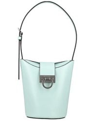 Ferragamo - Logo Shoulder Bag - Lyst