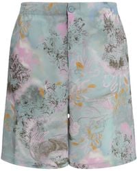 Off-White c/o Virgil Abloh - All-Over Printed Bermuda Shorts - Lyst