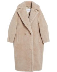 Max Mara - Tedgirl Button-Up Long Coat - Lyst