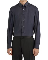 Canali - Stretch Cotton Regular Fit Shirt - Lyst