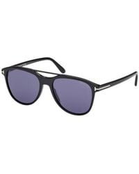 Tom Ford - Eyewear Damian Pilot Frame Double Bridge Sunglasses - Lyst