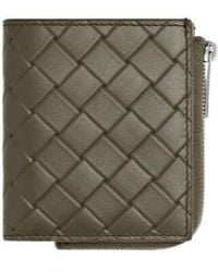Bottega Veneta - Intrecciato Stamp Bi-Fold Wallet - Lyst