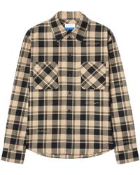Off-White c/o Virgil Abloh - Checked Long-Sleeved Shirt - Lyst