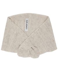 Our Legacy - Diamond-Shaped Knitted Mini Scarf - Lyst