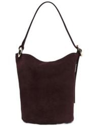 JOSEPH - Bucket Mini Suede Shoulder Bag - Lyst
