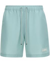 Amiri - Logo-Patch Swim Shorts - Lyst
