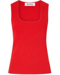 Rohe - Sleeveless Knitted Vest - Lyst