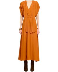 Semicouture - Short-Sleeved Dress - Lyst