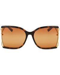 Gucci - Tortoiseshell Square-Frame Sunglasses - Lyst