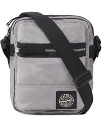 Stone Island - Logo Patch Messenger Bag - Lyst