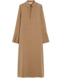 Max Mara - Silk Crêpe De Chine Dress - Lyst