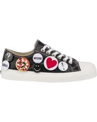 Moschino - Pins Embellished Sneakers - Lyst