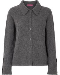 The Elder Statesman - Long-Sleeved Cashmere Cardigan - Lyst