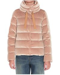 Herno - Velvet Padded Jacket - Lyst