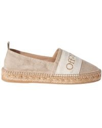Off-White c/o Virgil Abloh - Bookish Canvas Espadrilles - Lyst