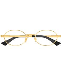 Bottega Veneta - Eyewear Oval Frame Glasses - Lyst