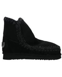 Mou - Eskimo 18 Glitter Logo Slip-On Ankle Boots - Lyst