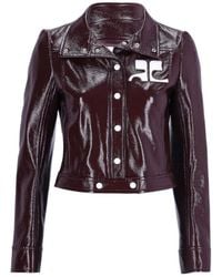 Courreges - Long Sleeve Casual Jacket - Lyst