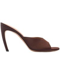 The Attico - Open-Toe Mules With Stiletto Heel - Lyst