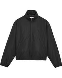 Saint Laurent - Cassandre Zip-Up Windbreaker - Lyst