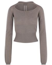 Rick Owens - Cut Out Detailed Top - Lyst