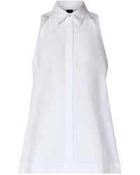 BOSS - Boss Becola Sleeveless Blouse - Lyst