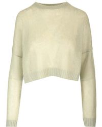 Brunello Cucinelli - Crew-Neck Open-Knit Jumper - Lyst