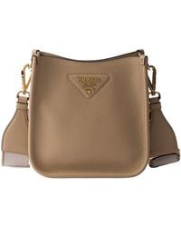 Prada - Mini Leather Shoulder Bag - Lyst