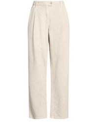 Brunello Cucinelli - Solid-Colored Straight-Leg Pants - Lyst