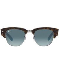 Ray-Ban - Mega Clubmaster Square Frame Sunglasses - Lyst