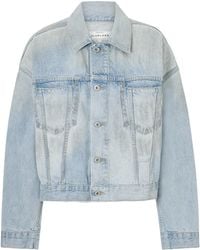 SLVRLAKE Denim - Long-Sleeved Denim Jacket - Lyst