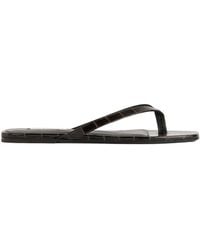TOTEME - Square-Toe Flat Slippers - Lyst