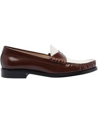 Stuart Weitzman - Round Head Loafer Shoes - Lyst