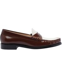 Stuart Weitzman - Round Head Loafer Shoes - Lyst