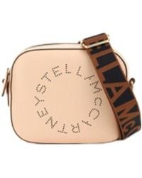Stella McCartney - Logo Perforated Mini Camera Bag - Lyst