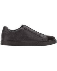 Doucal's - Spencer Slip-On Low-Top Sneakers - Lyst